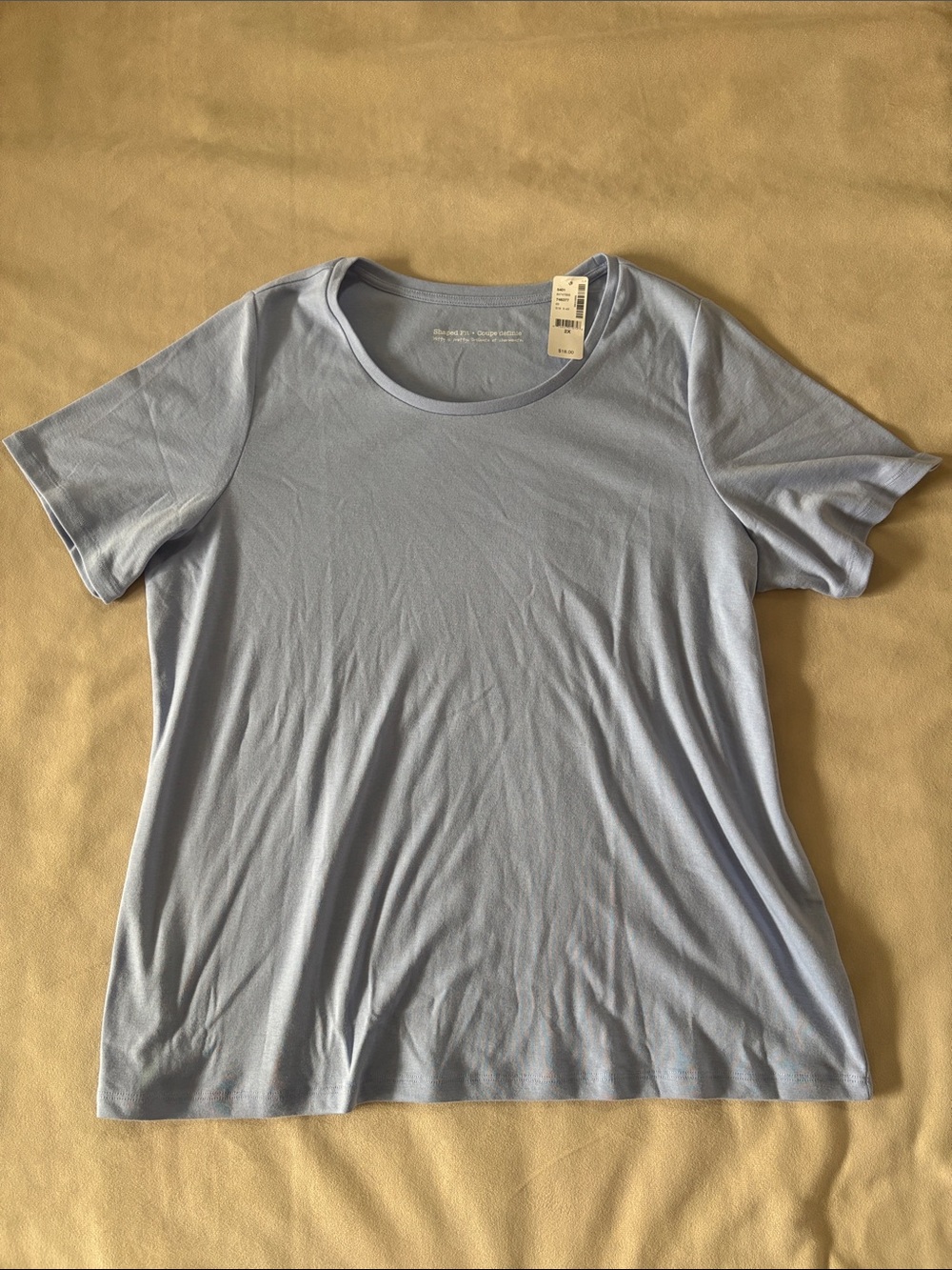 ⭐️BNWT⭐️ Light Blue Women's Scoop Neck Short Sleeve Top